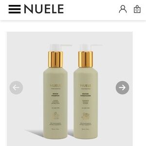 Nuele renew shampoo and restore conditioner
